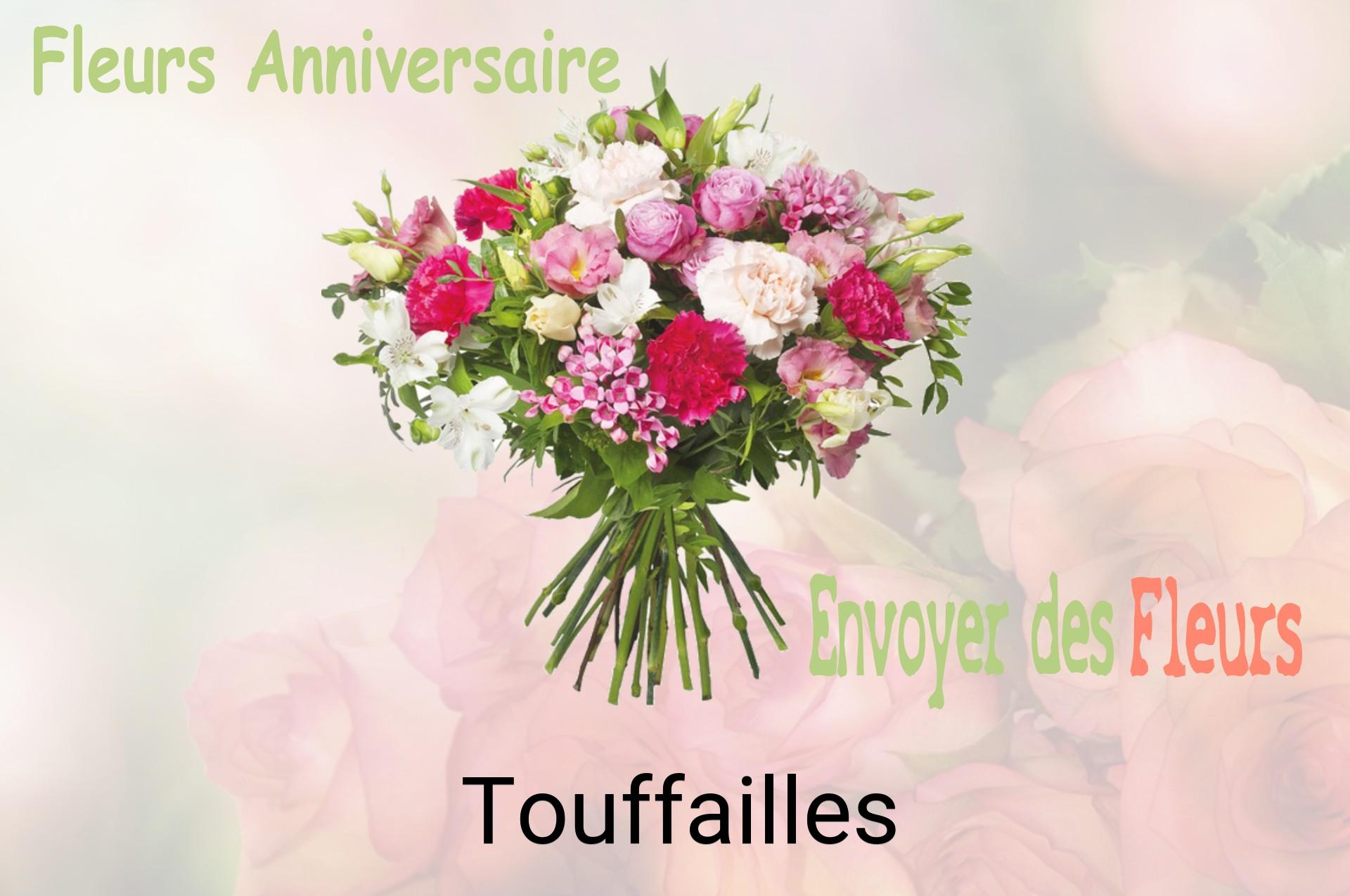 Bouquet de fleurs d’anniversaire livré à Touffailles